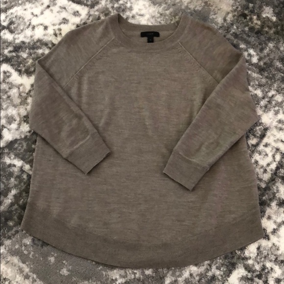 J. Crew Sweaters - J Crew Oversized Merino Wool Swing Sweater Size XS